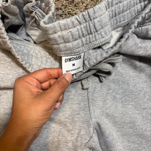 Gymshark Womens Joggers Gray Size M Fleece-Lined Elastic Waistband & Cuffs - Picture 3 of 5